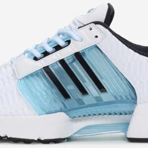 Adidas Men’s White and Light Blue Performance Sneakers